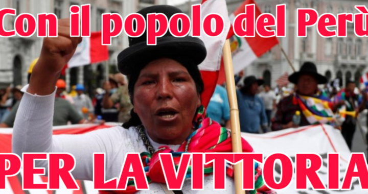 Perù, appello delle peruviane e dei peruviani in Italia