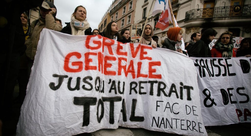 Francia, sulle pensioni c’è bisogno di uno sciopero duro e duraturo